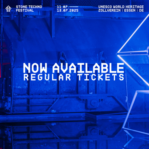The Regular Ticket Phase for our beloved Stone Techno Festival 2025 from July 11-13th is NOW available.
